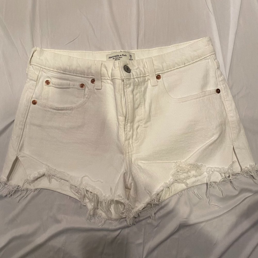 Abercrombie, mom shirt, mid-rise, size 2